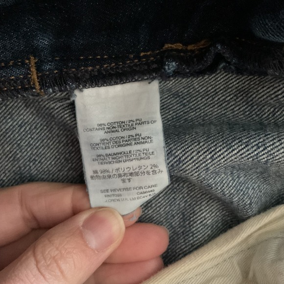 J Crew‎ 484 Slim-fit stretch jeans Dockrey wash Mens 34x34 Kurabo Fabric Classic - Picture 9 of 9